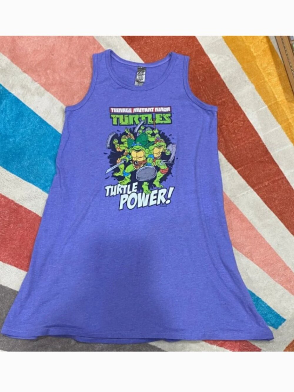Teenage Mutant Ninja Turtles Purple Tank Top Dress